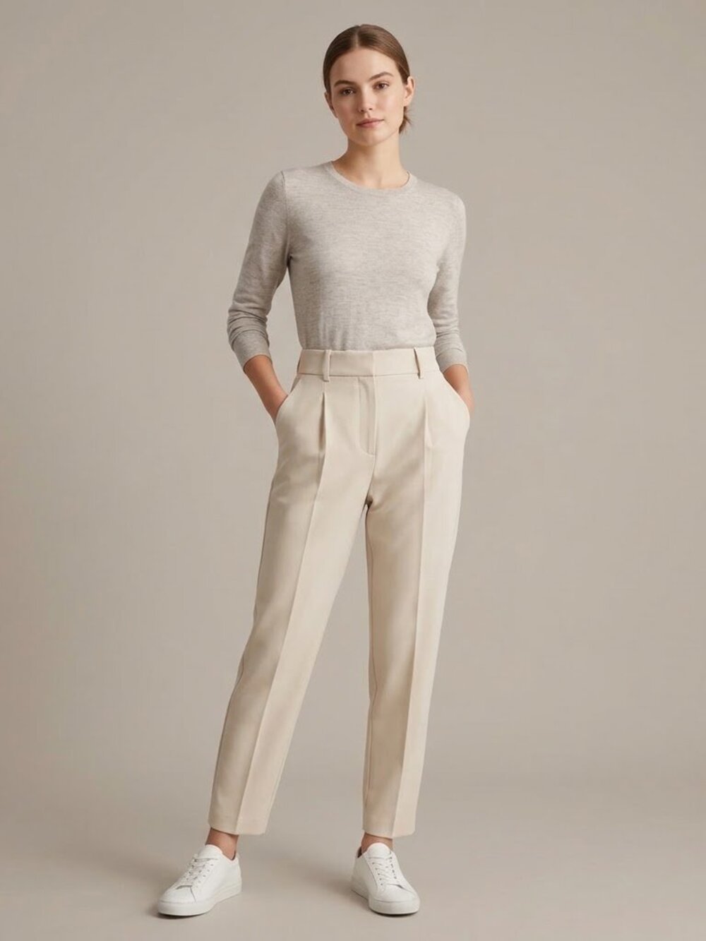Zara pleated High rise pants Size XS